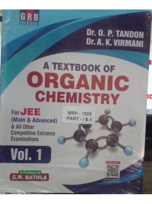 A Textbook of Organic Chemistry JEE Vol.1 & 2 at Ashirwad Publication